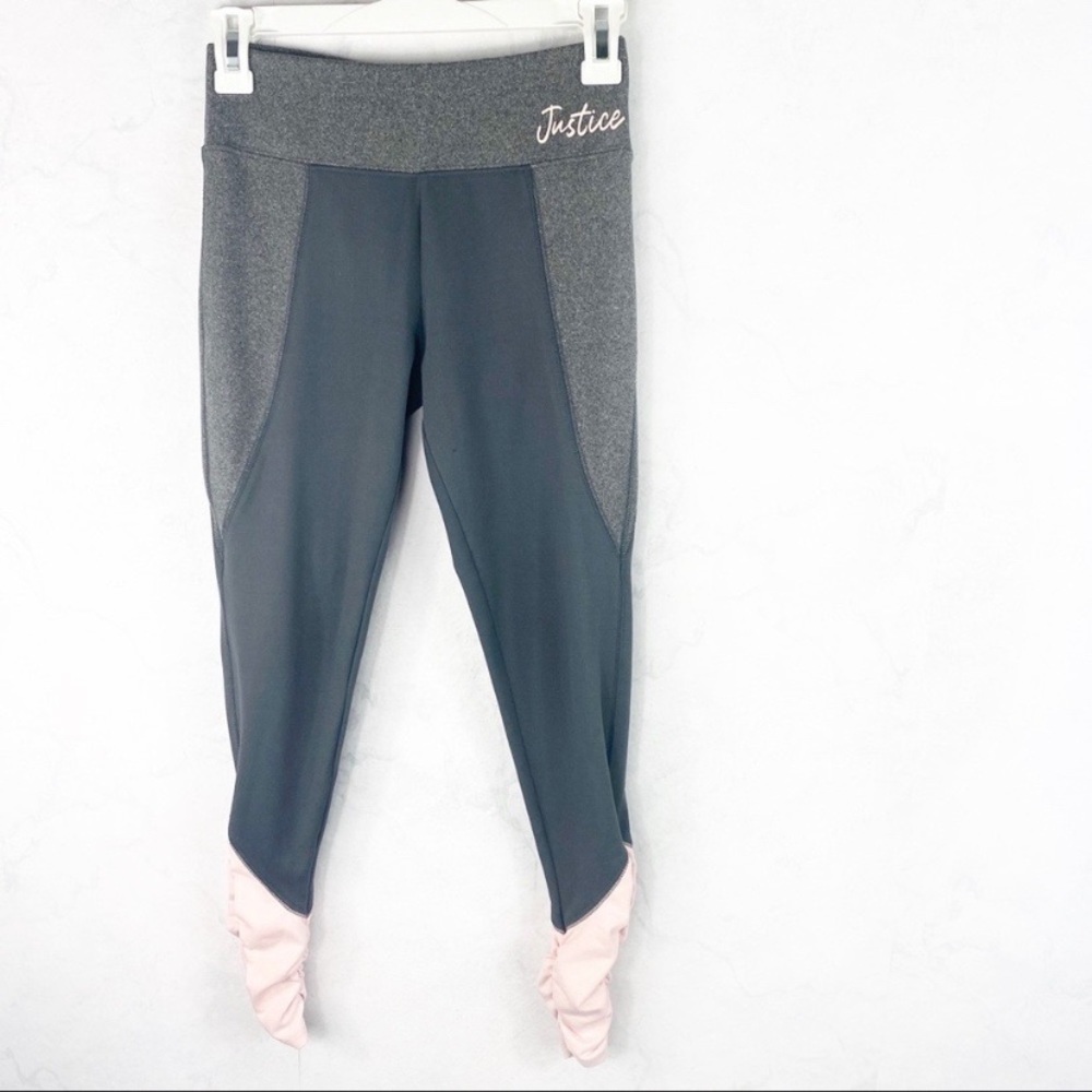 [Justice] Gray Athletic Leggings
